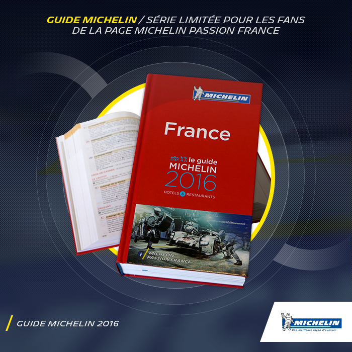 Visuel édition limitée du Guide Michelin